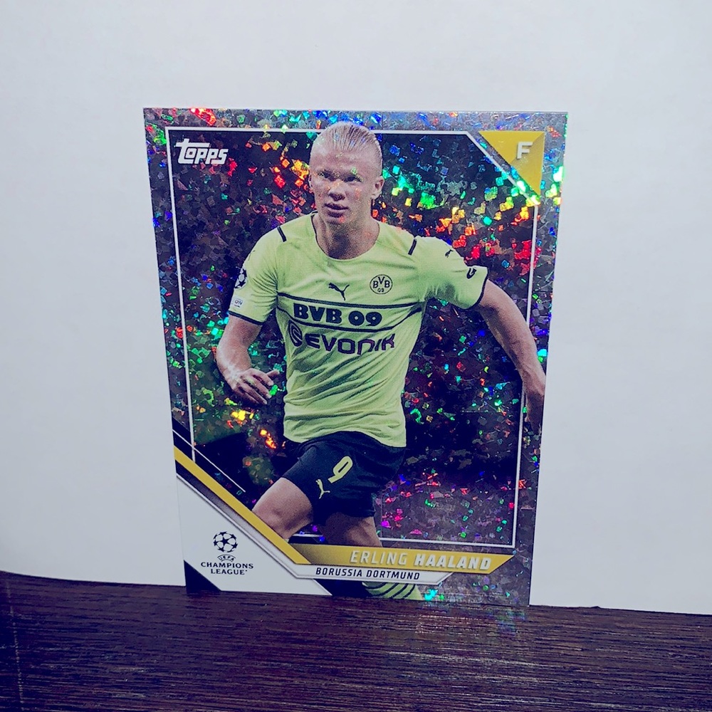 Topps champions league Herling Haaland card🔥
